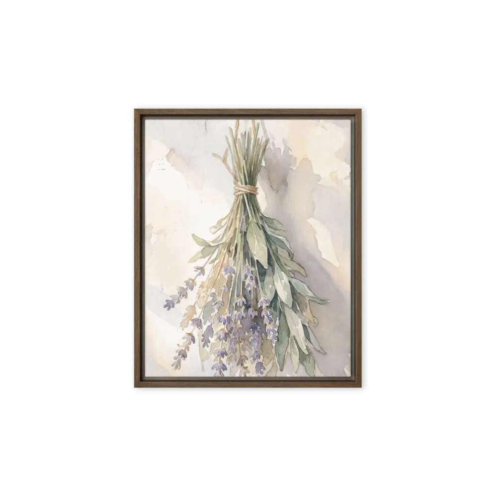 Herbal Lavender Still Life 
 Poster with Black Frame | 16″x 20″
