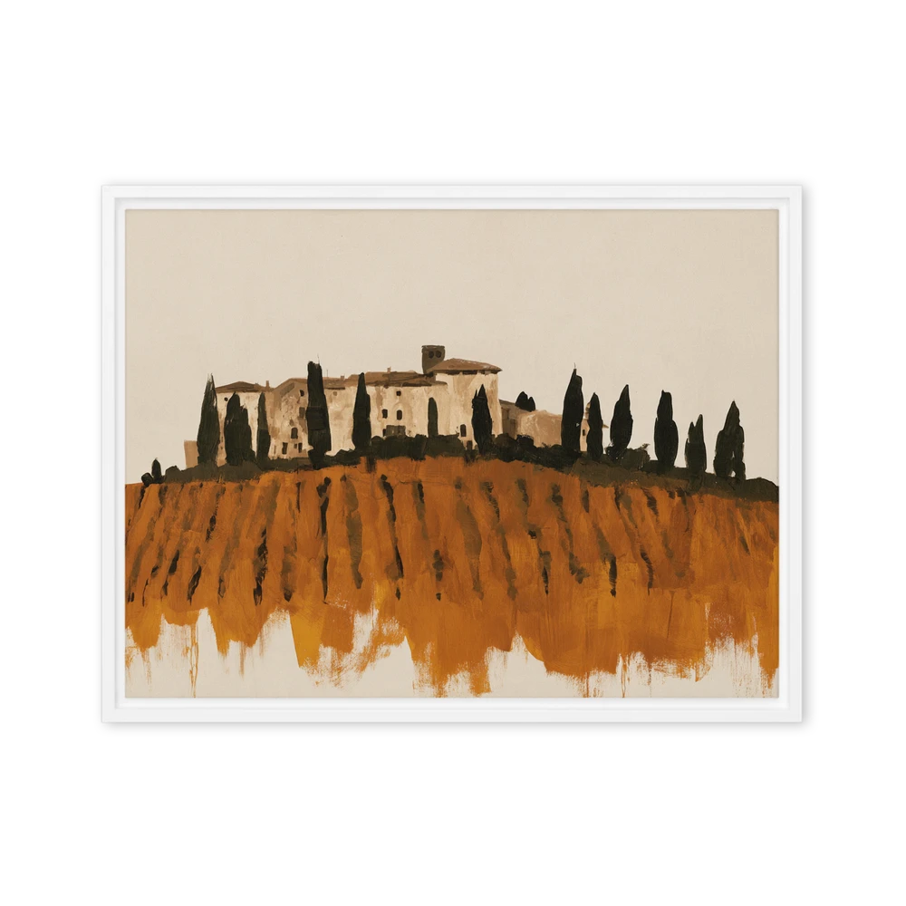 Tuscan Hilltop Estate | Art Print