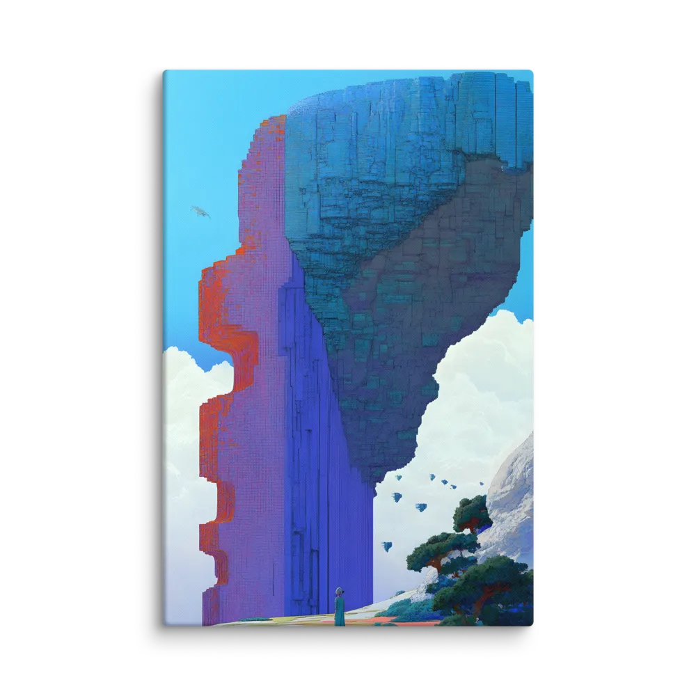 Digital Monoliths 
 Canvas | 12″x 18″
