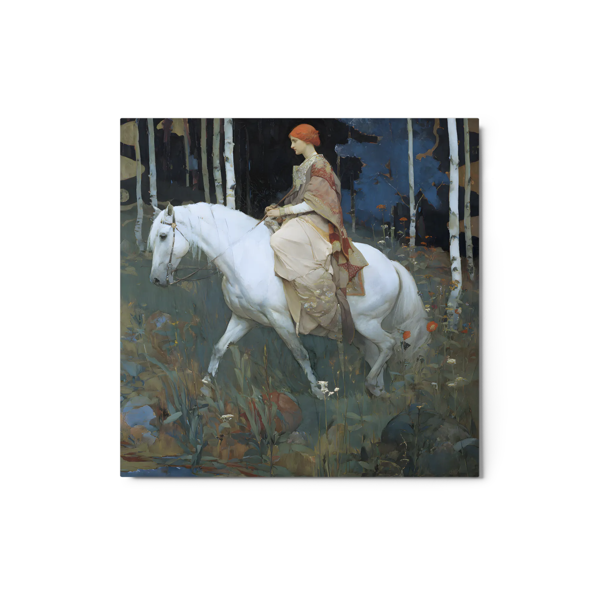 Maiden and White Steed