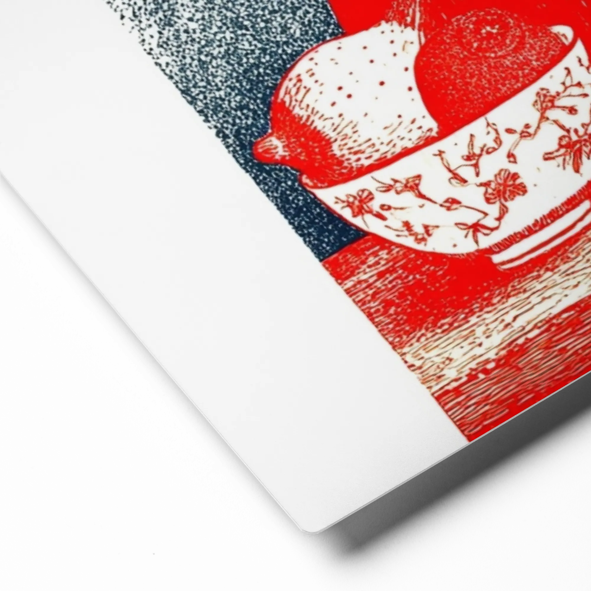 Red Vase Still Life | Art Print
