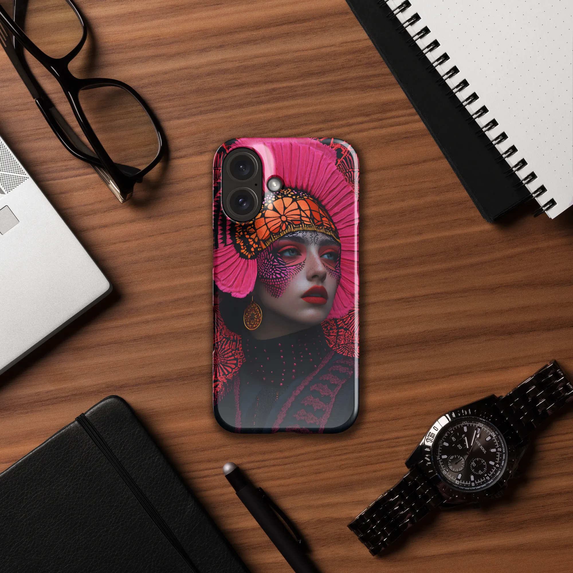 Ornate Tribal Gaze 
 iPhone 17 Pro | Snap Case