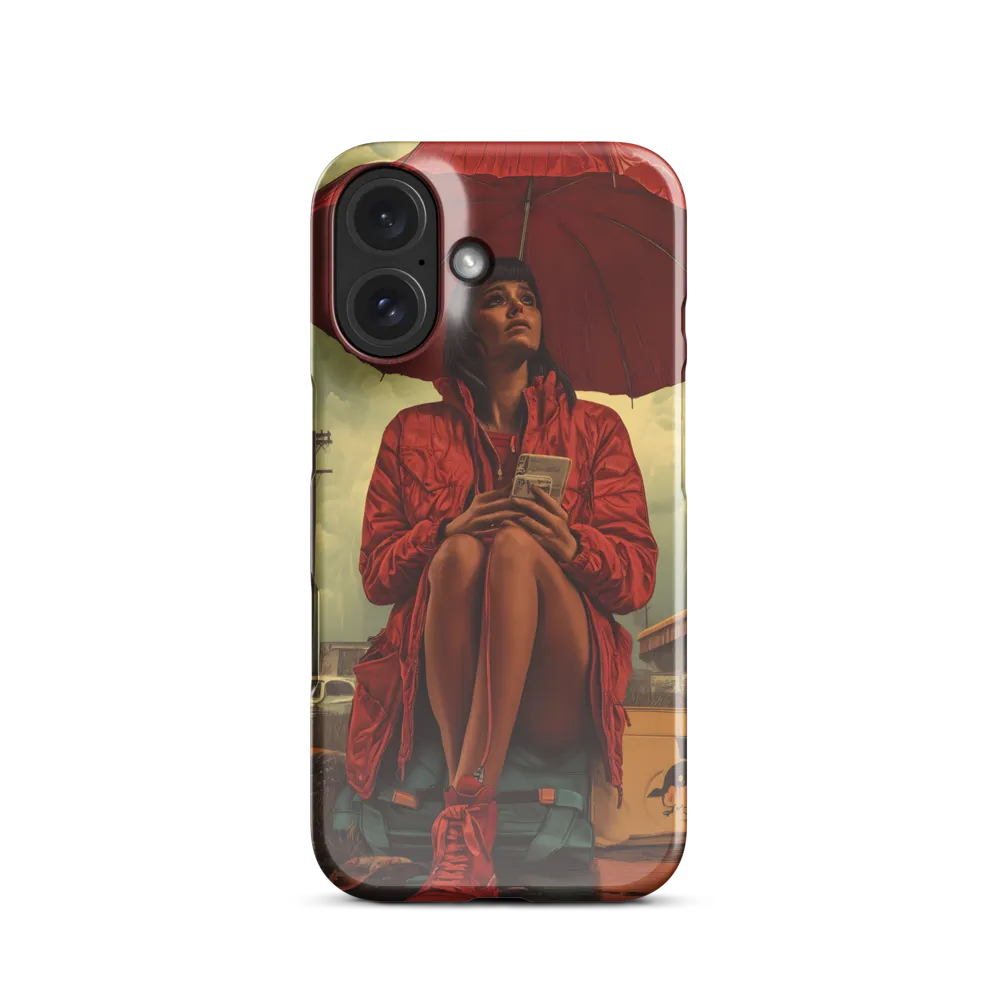 The Waiting Traveler 
 iPhone 17 Pro Max | MagSafe® Tough Case