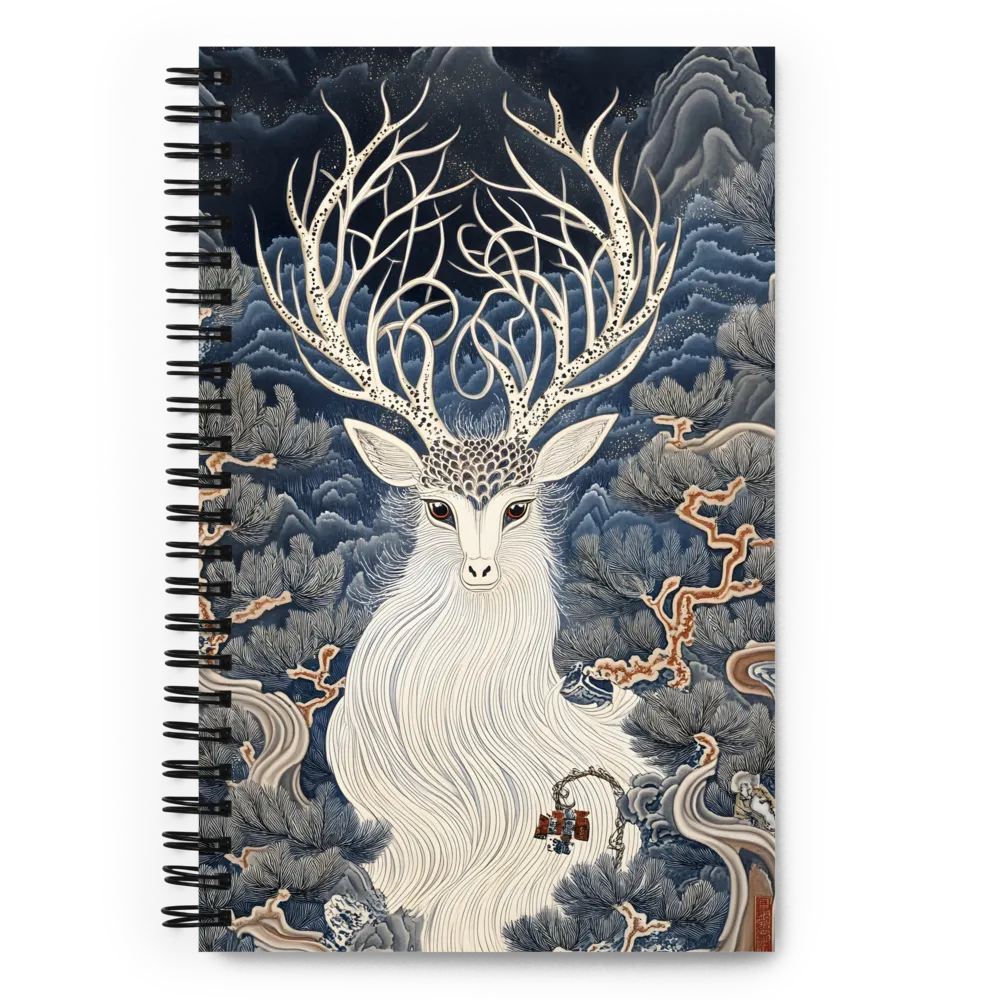 Celestial Forest Stag 
 Spiral Notebook | 140 pages