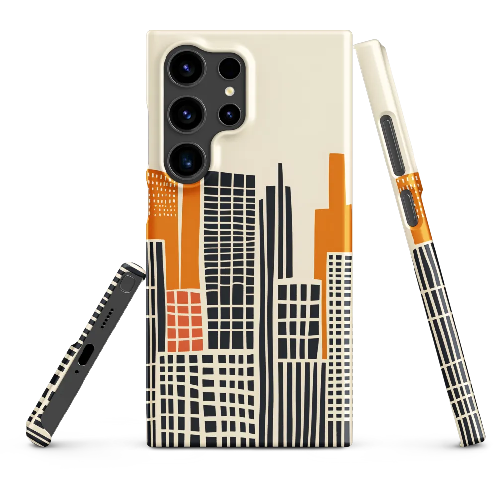 Mid-Century Urban Skyline | Phone Case