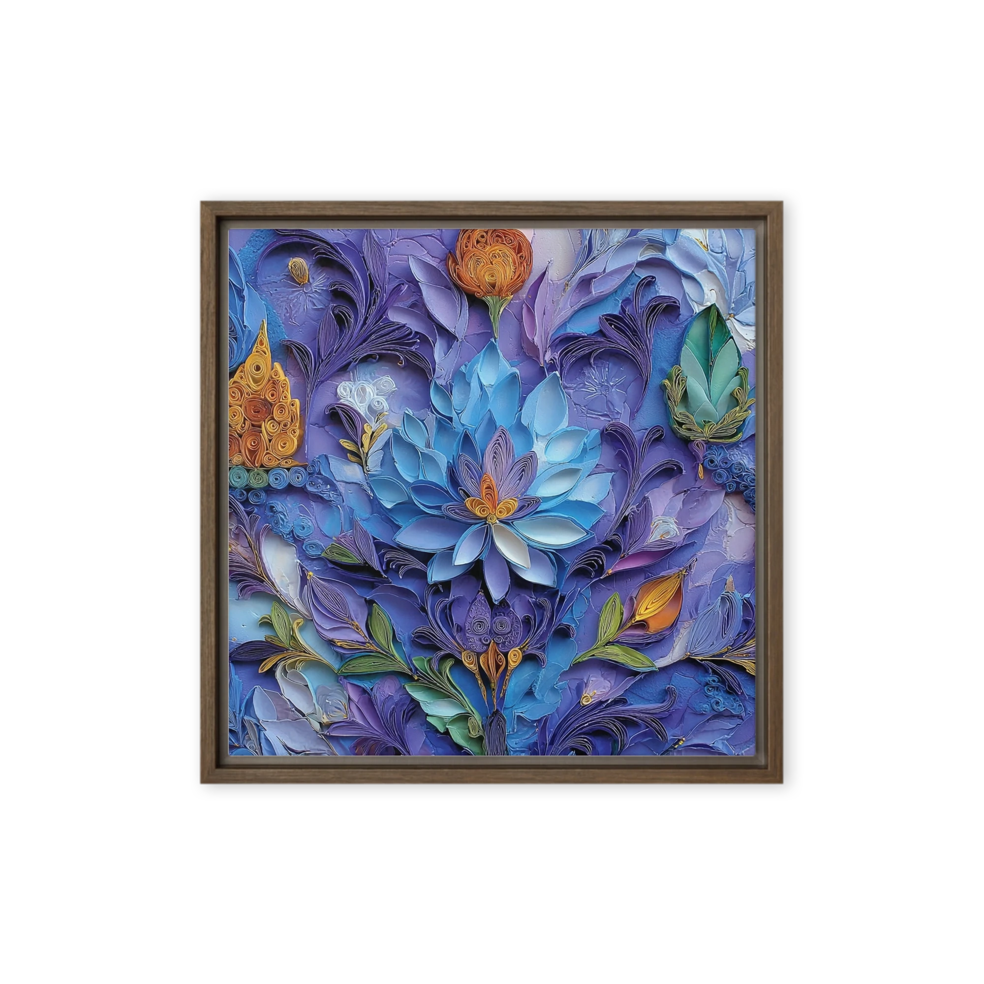 Quilled Lotus Bloom | Art Print