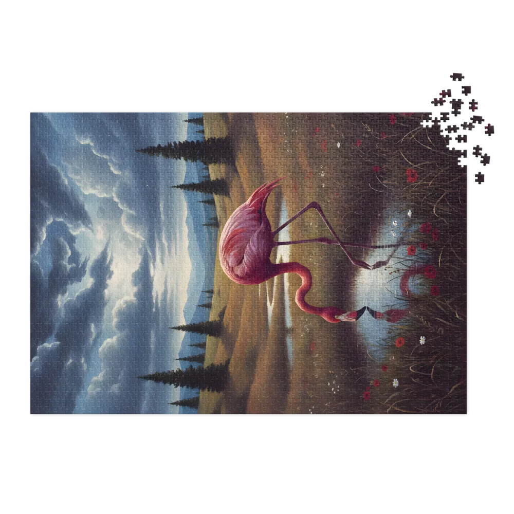 Twilight Flamingo