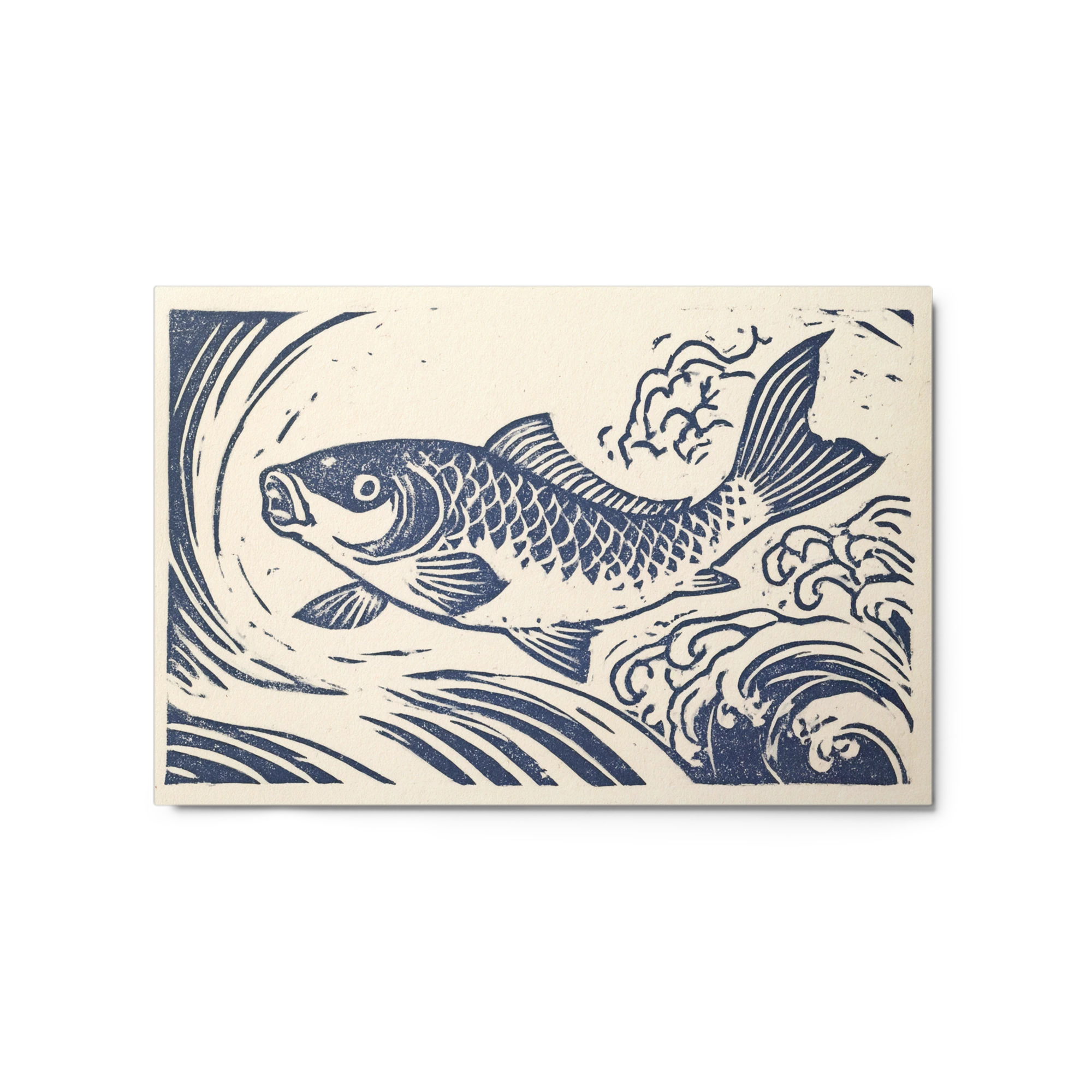 Carp and Ocean Waves