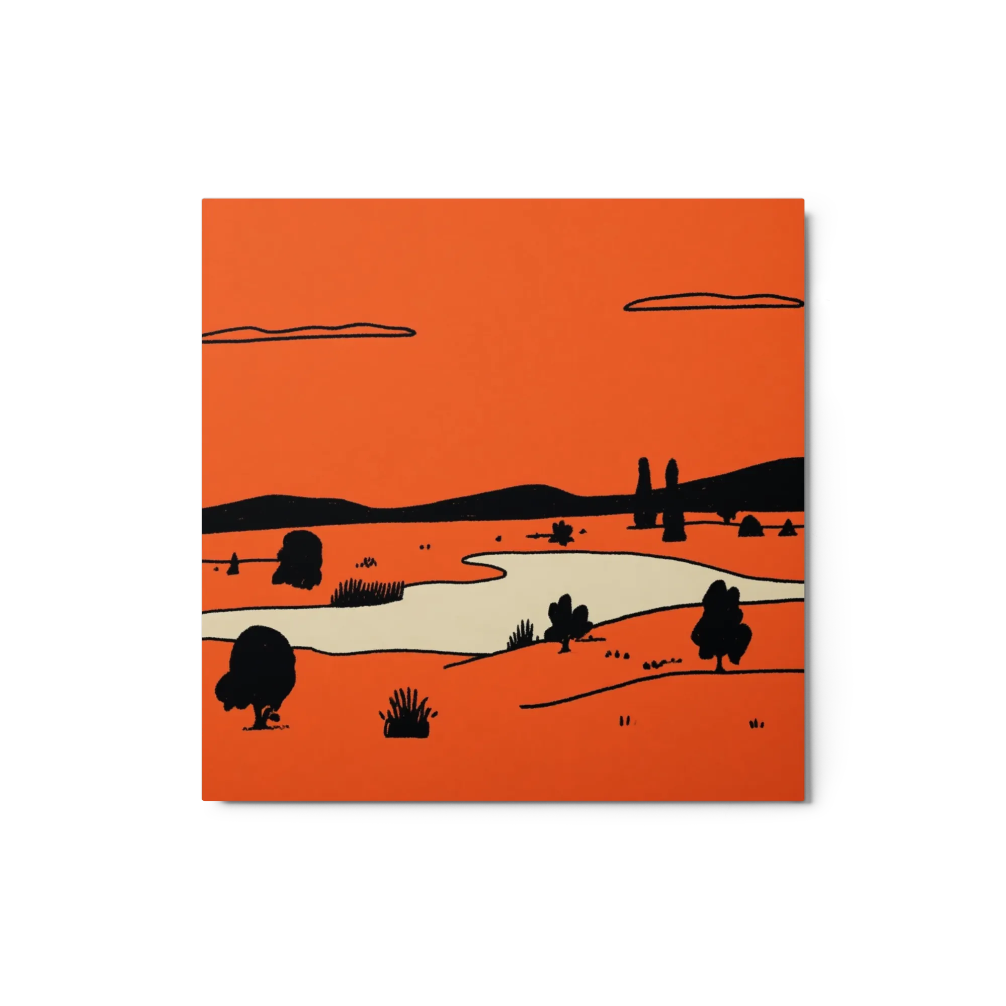 Orange Riverbed
