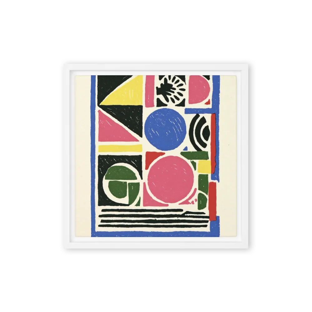 Composition in Blocks 
 Canvas | 8″x 8″