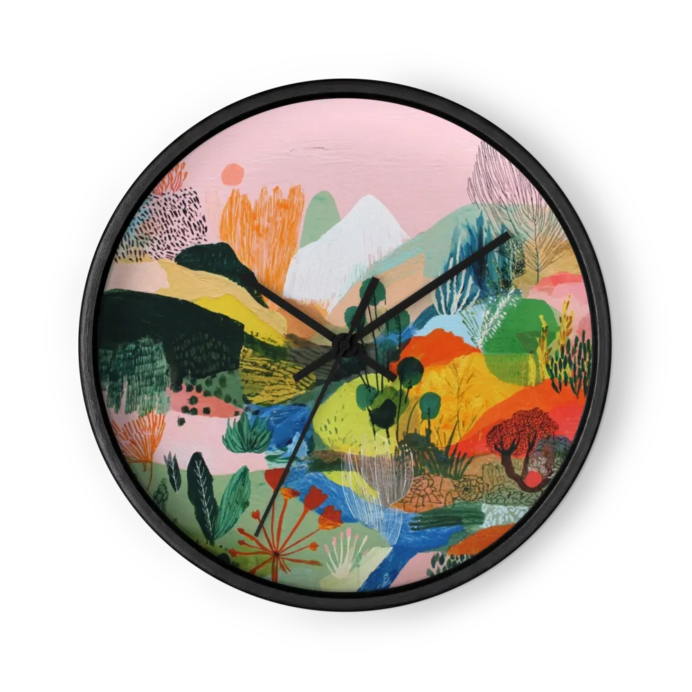 Whimsical Botanical Valley | Wall Clock