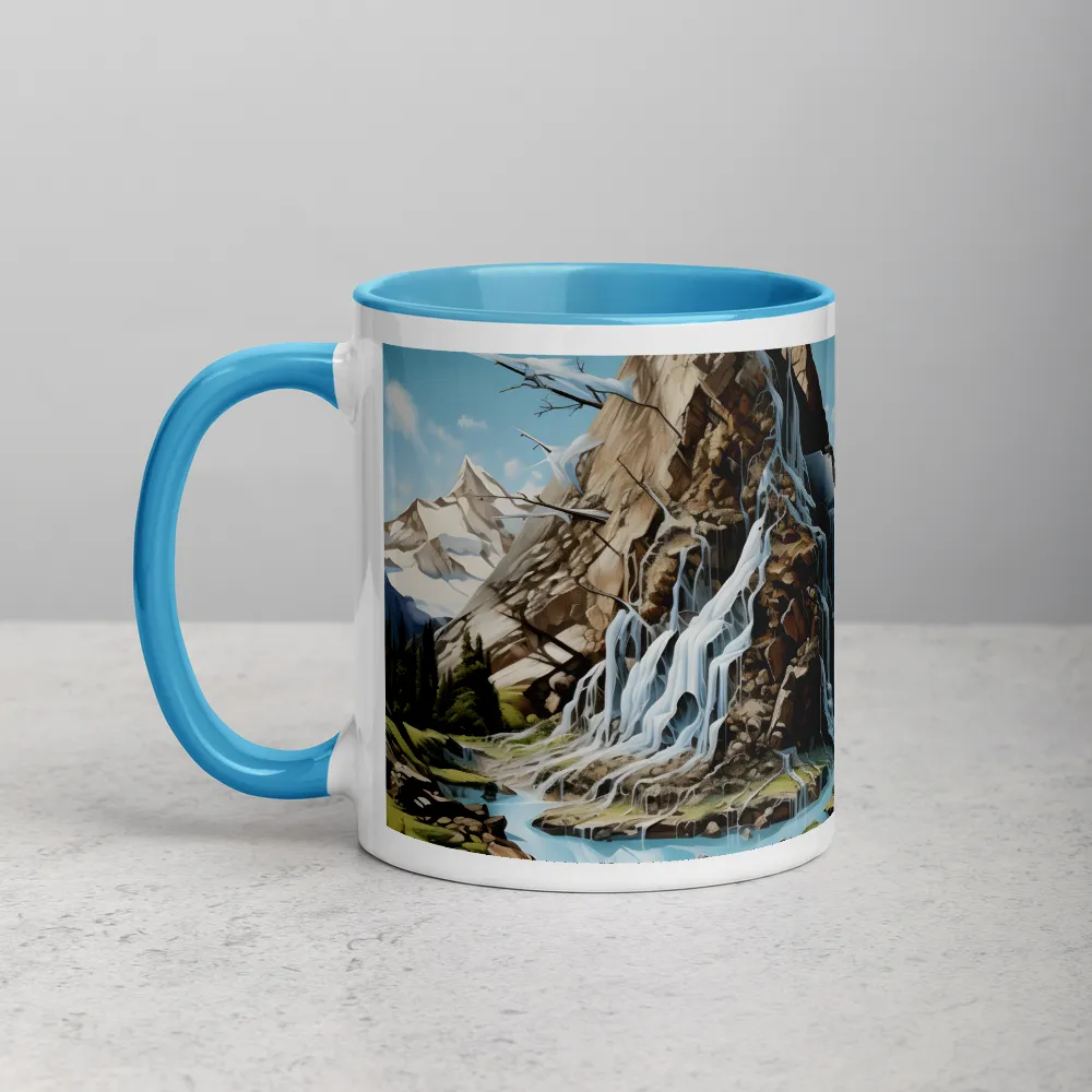 Majestic Cascade: A Mountain Masterpiece