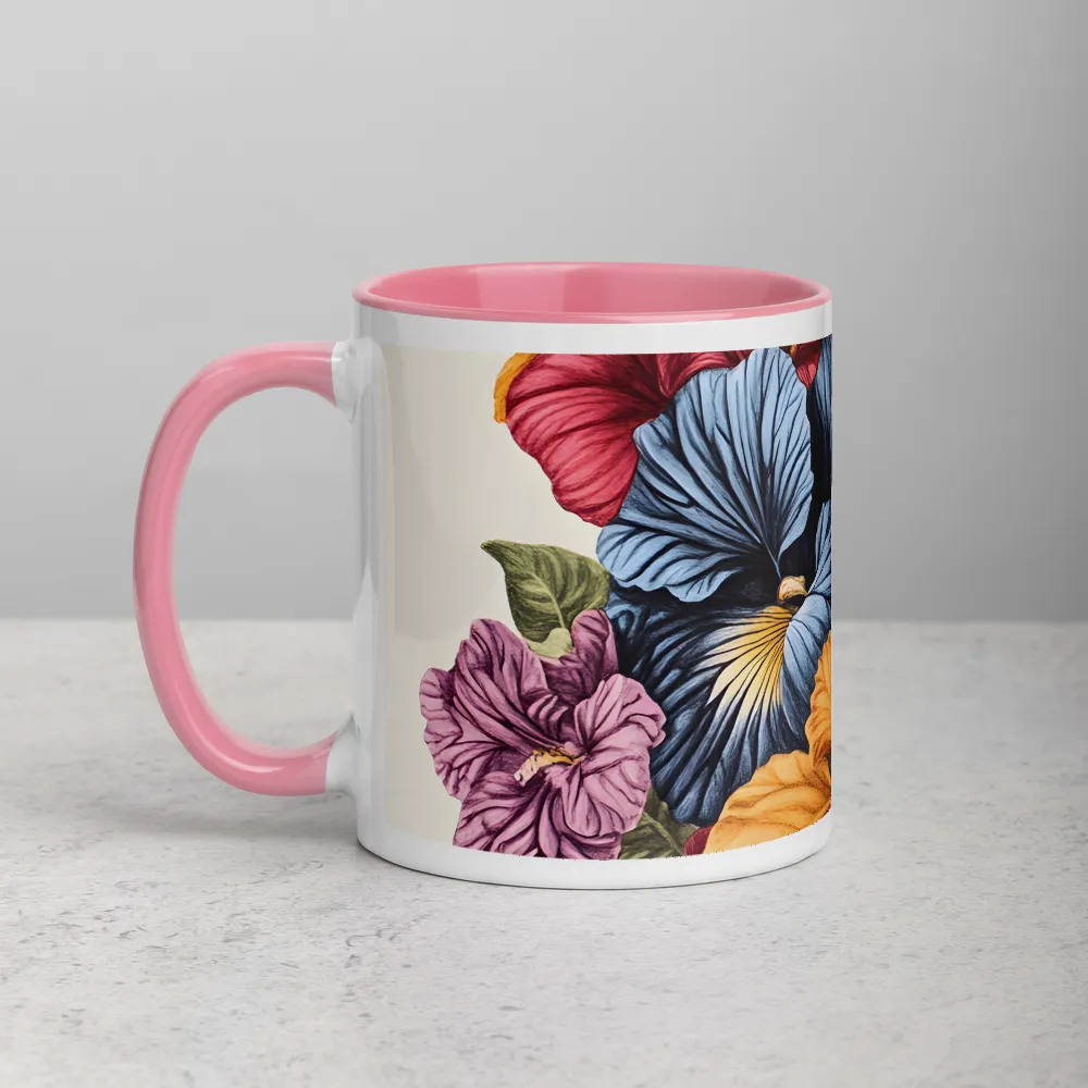 Floralia Antique 
 Mug with Dark Green inside