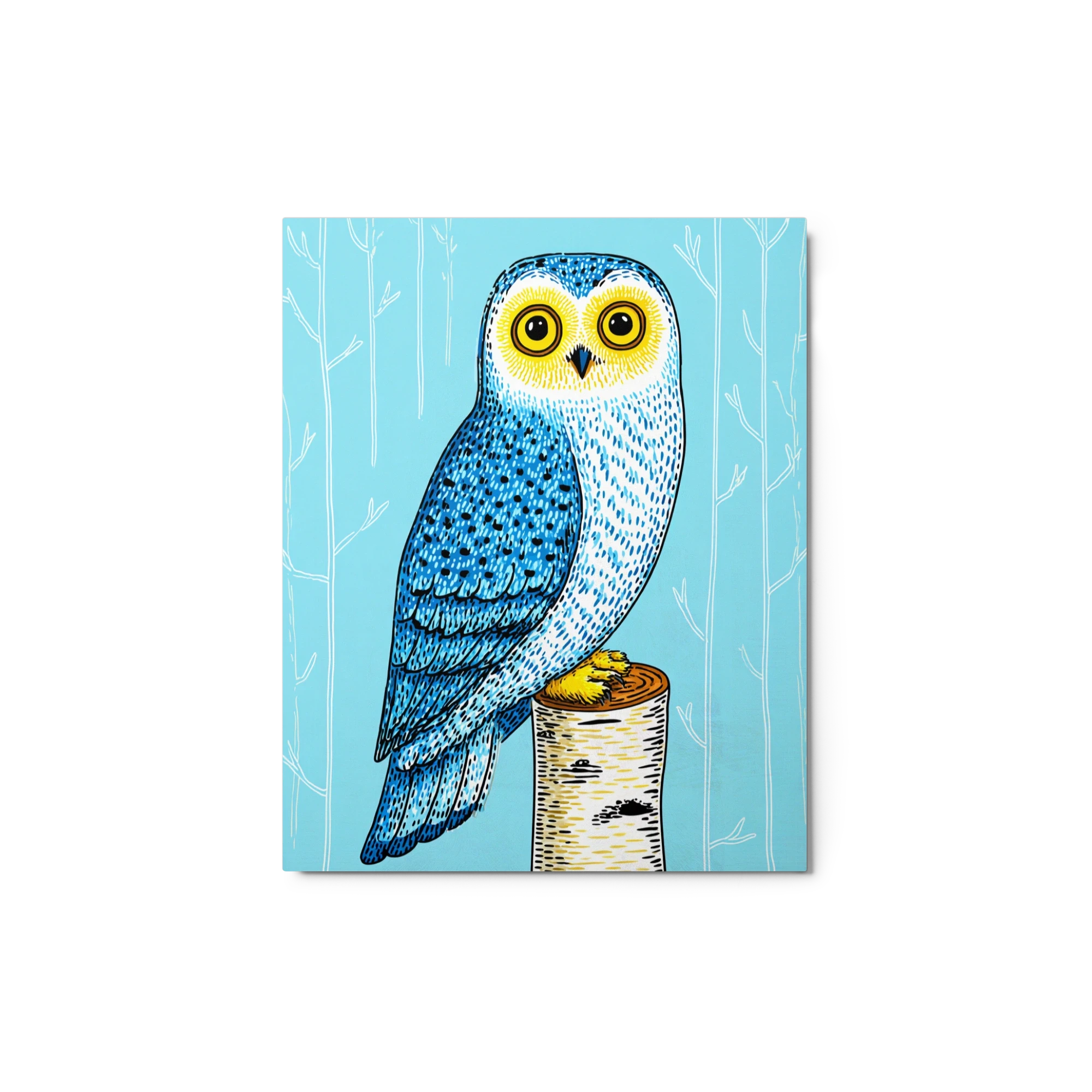 The Blue Owl | Art Print
