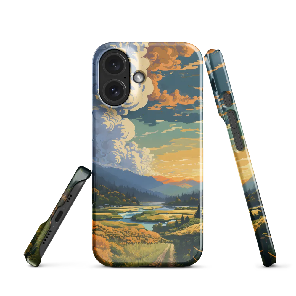 Golden Hour River Valley 
 iPhone 15 Pro | MagSafe® Tough Case