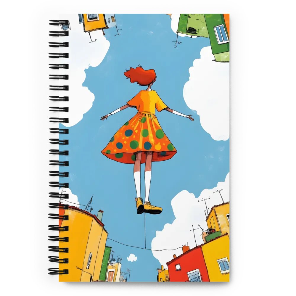Urban Tightrope Dream 
 Spiral Notebook | 140 pages