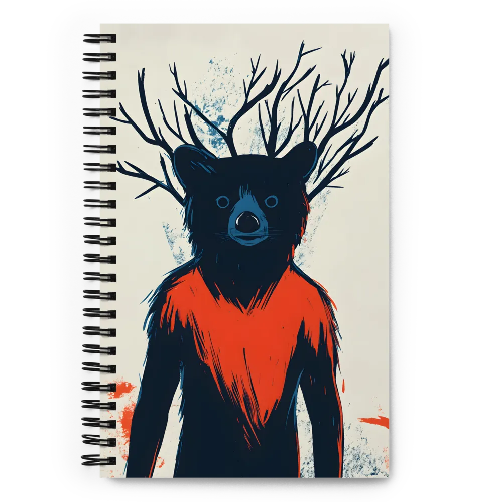 The Antlered Hybrid 
 Spiral Notebook | 140 pages