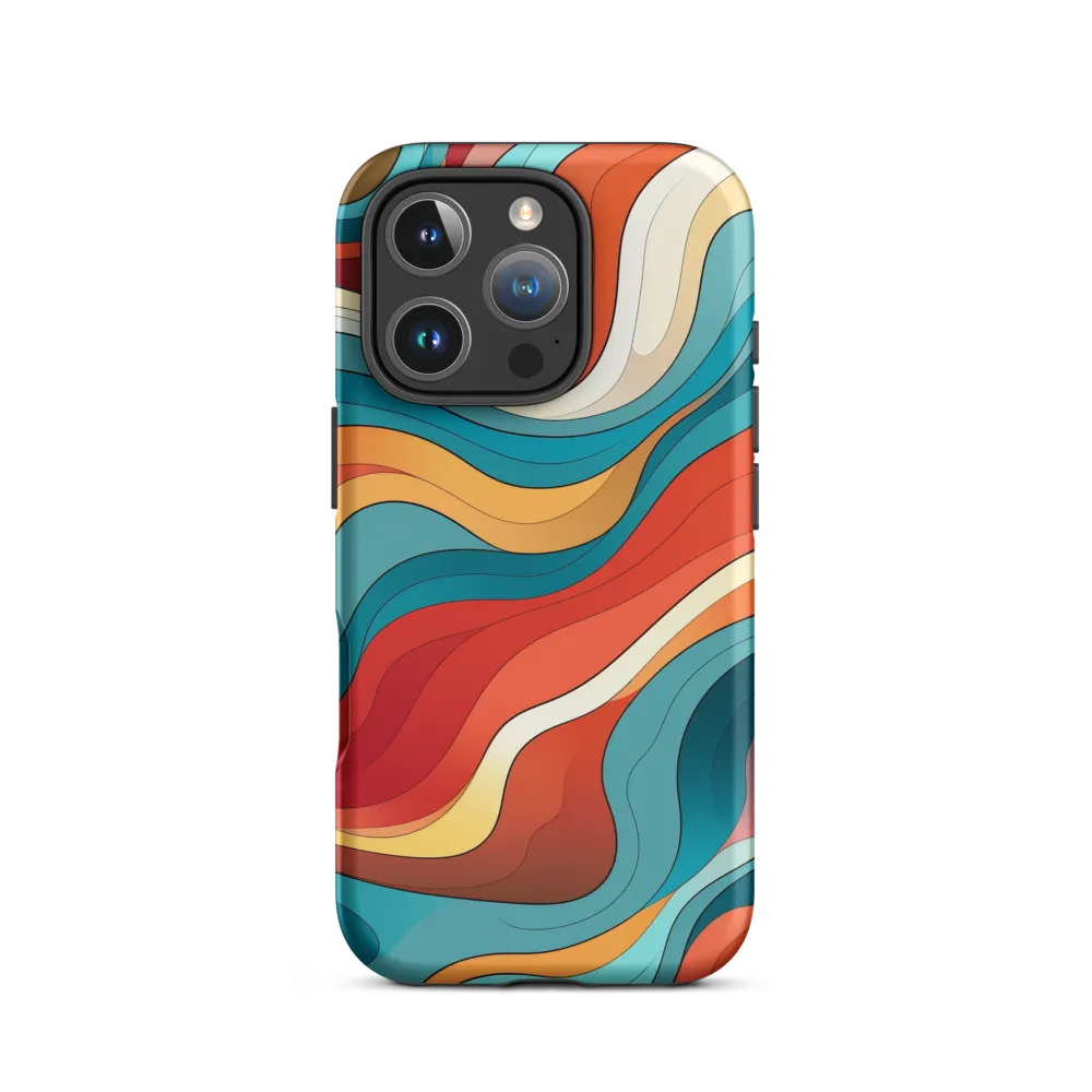 Abstract Flowing Waves | Phone Case