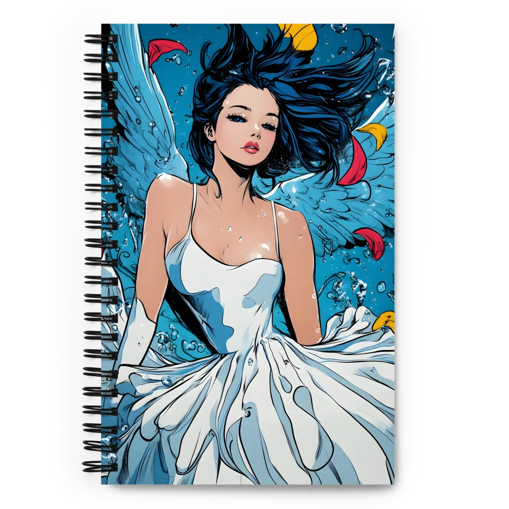 Ethereal Water Nymph 
 Spiral Notebook | 140 pages