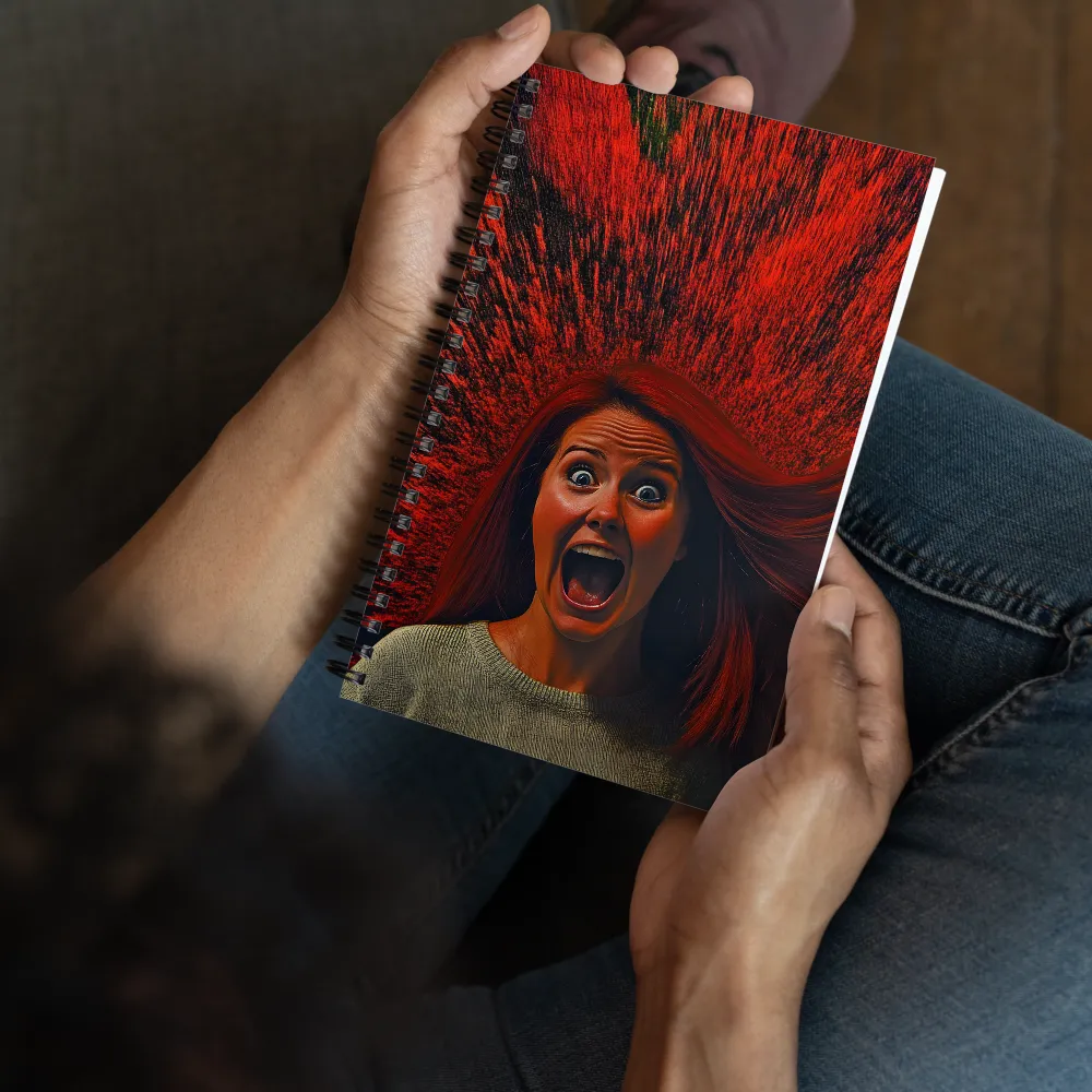 The Red Scream 
 Spiral Notebook | 140 pages