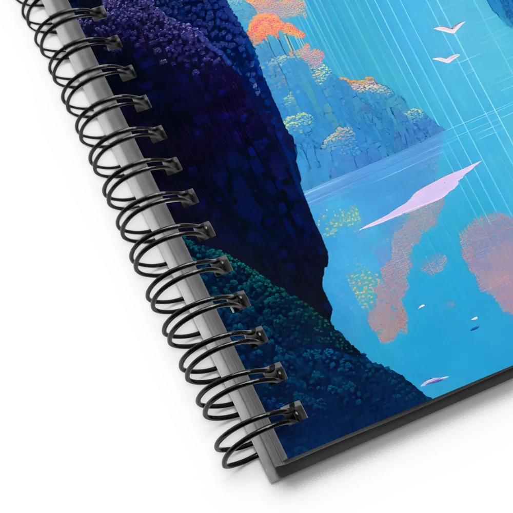 Ethereal Canyon Reflection 
 Spiral Notebook | 140 pages
