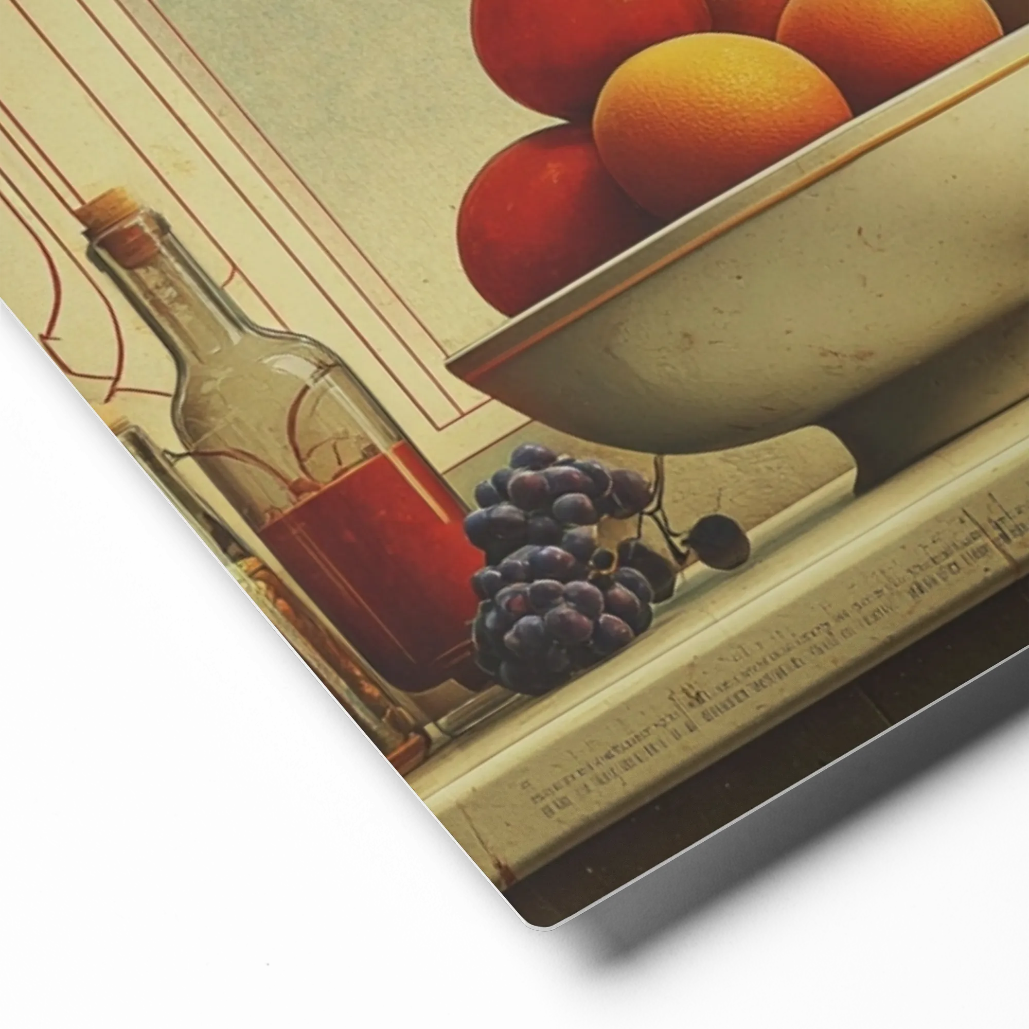 Still Life with Citrus and Botanical Pitcher | Art Print