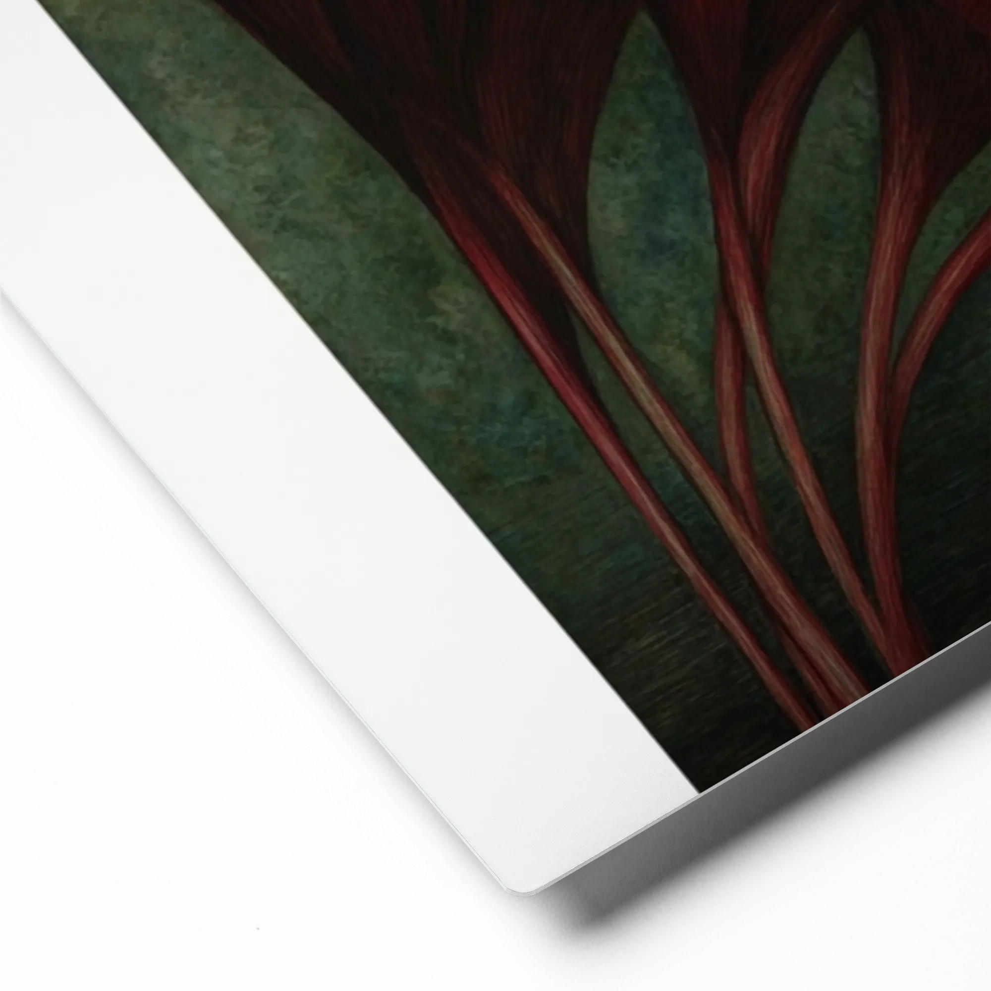Crimson Bloom Arrangement | Art Print