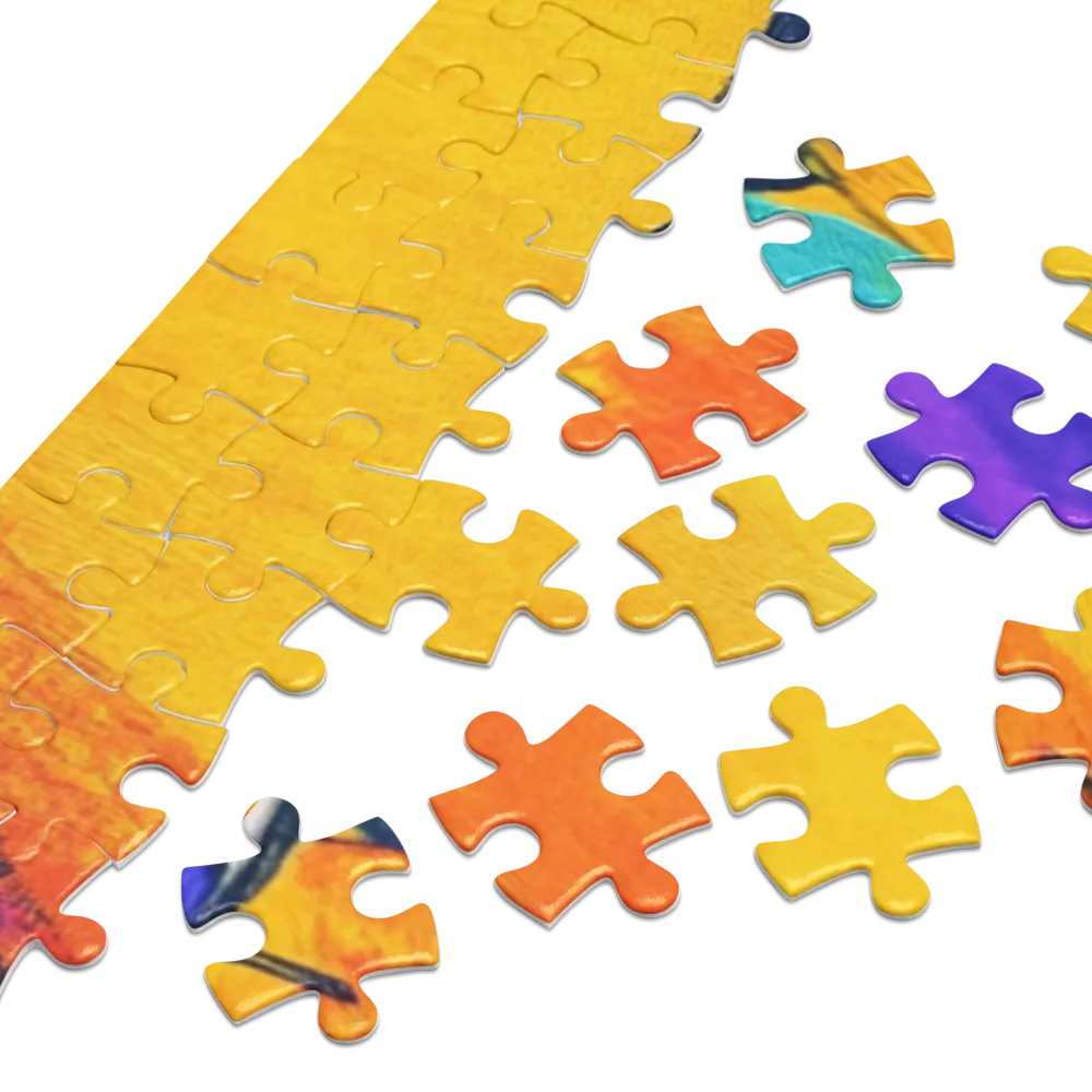 Neon Muse 
 Jigsaw Puzzle in Tin Box