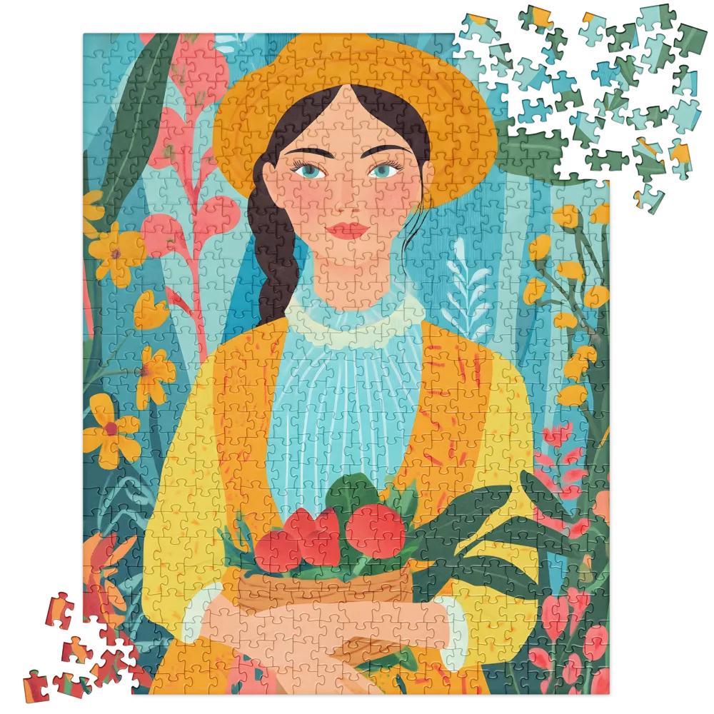 Gardener's Blossom 
 Jigsaw Puzzle