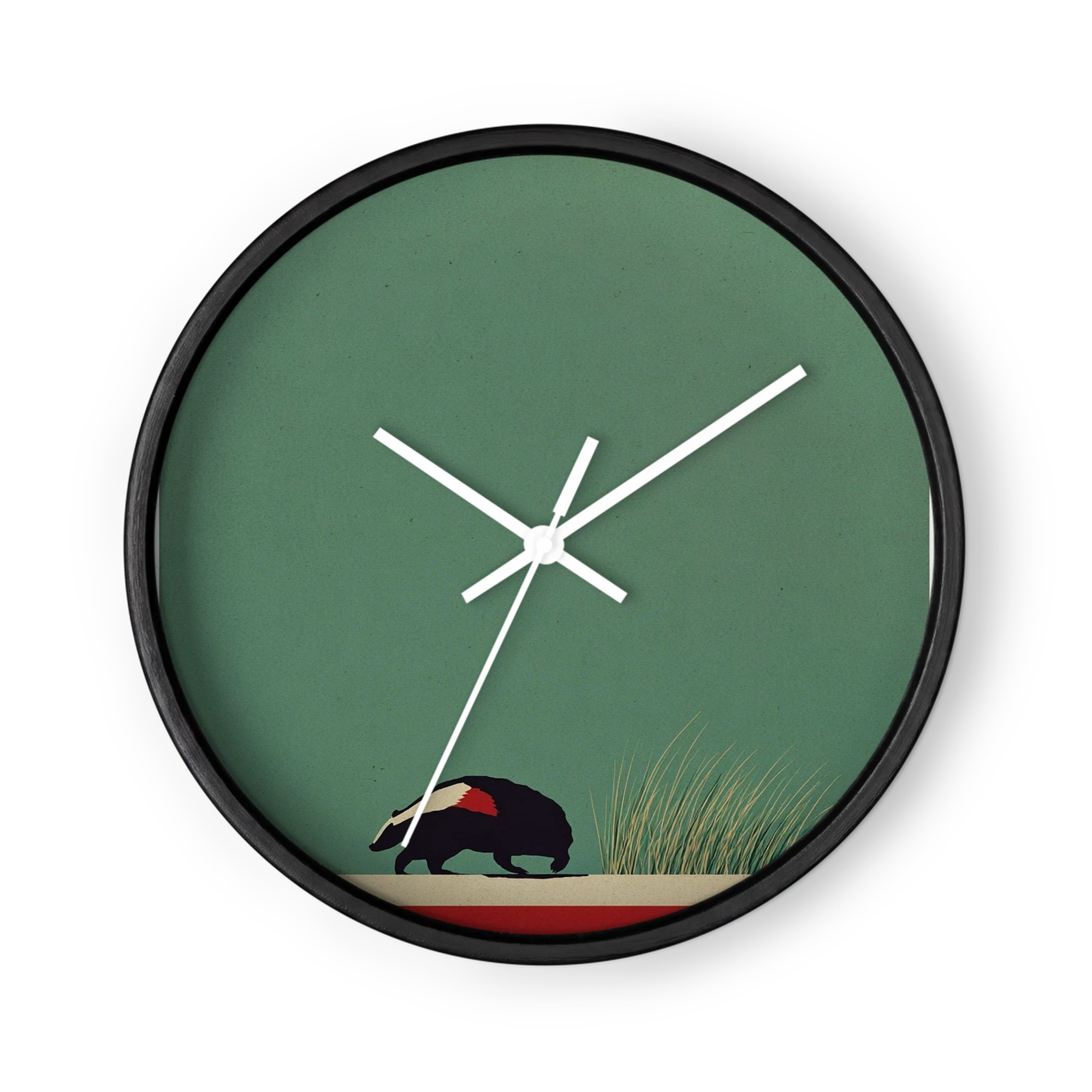 Badger in Grass