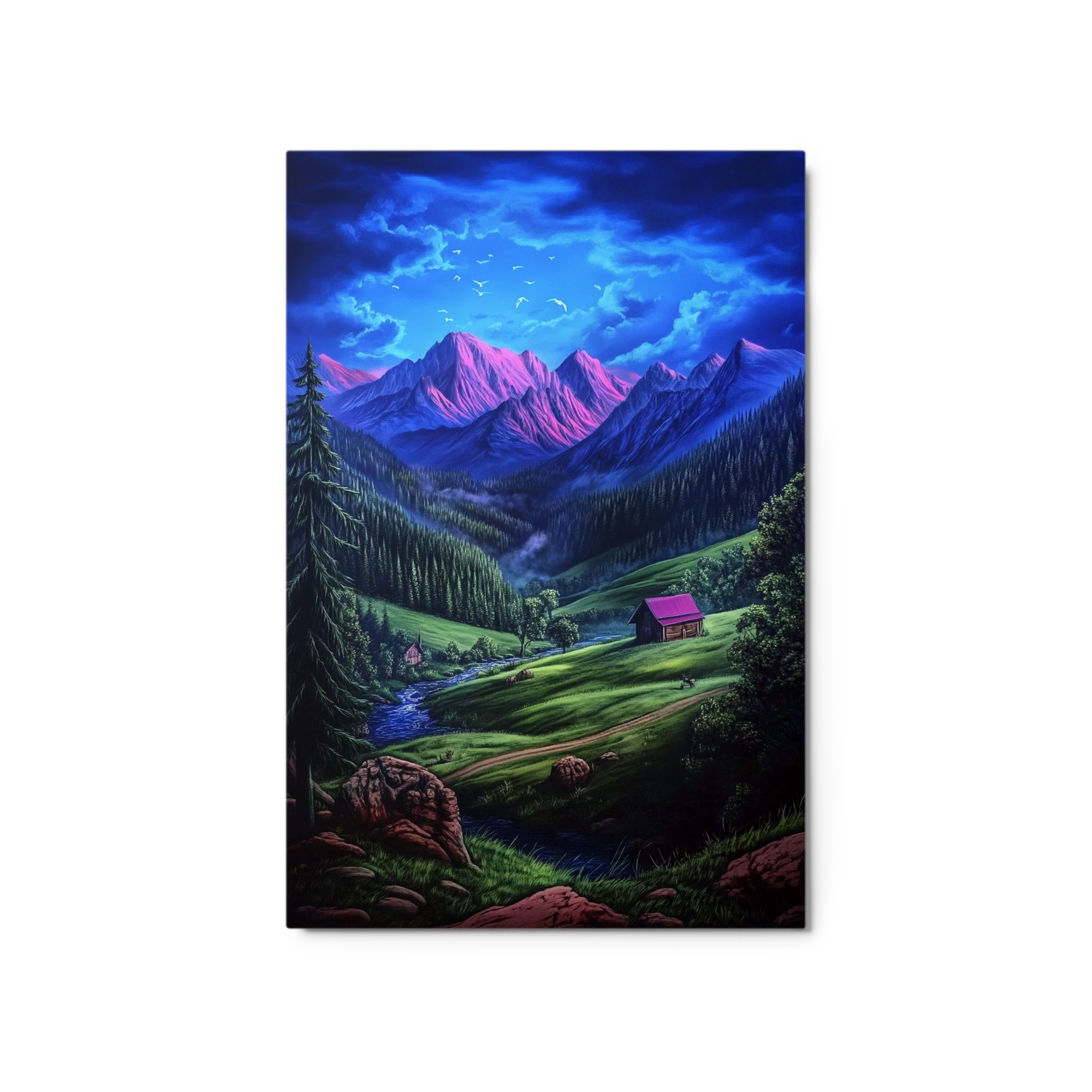 Mountain Landscape with Cottage