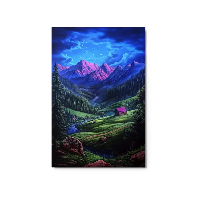 Mystical Mountain Serenity | Art Print