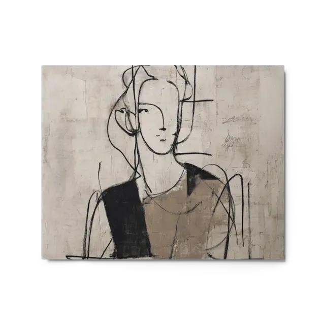 Modernist Line Portrait | Art Print