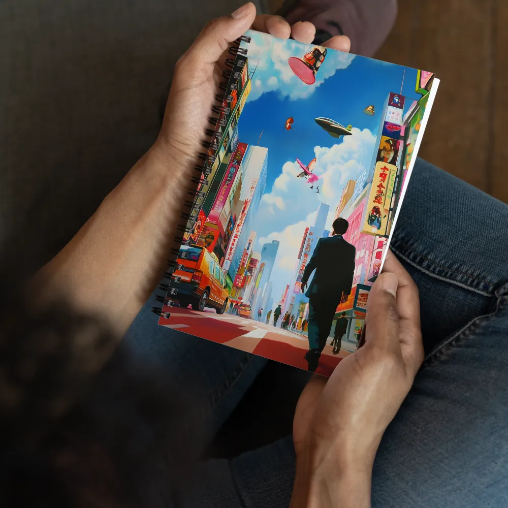 Urban Future Promenade 
 Spiral Notebook | 140 pages