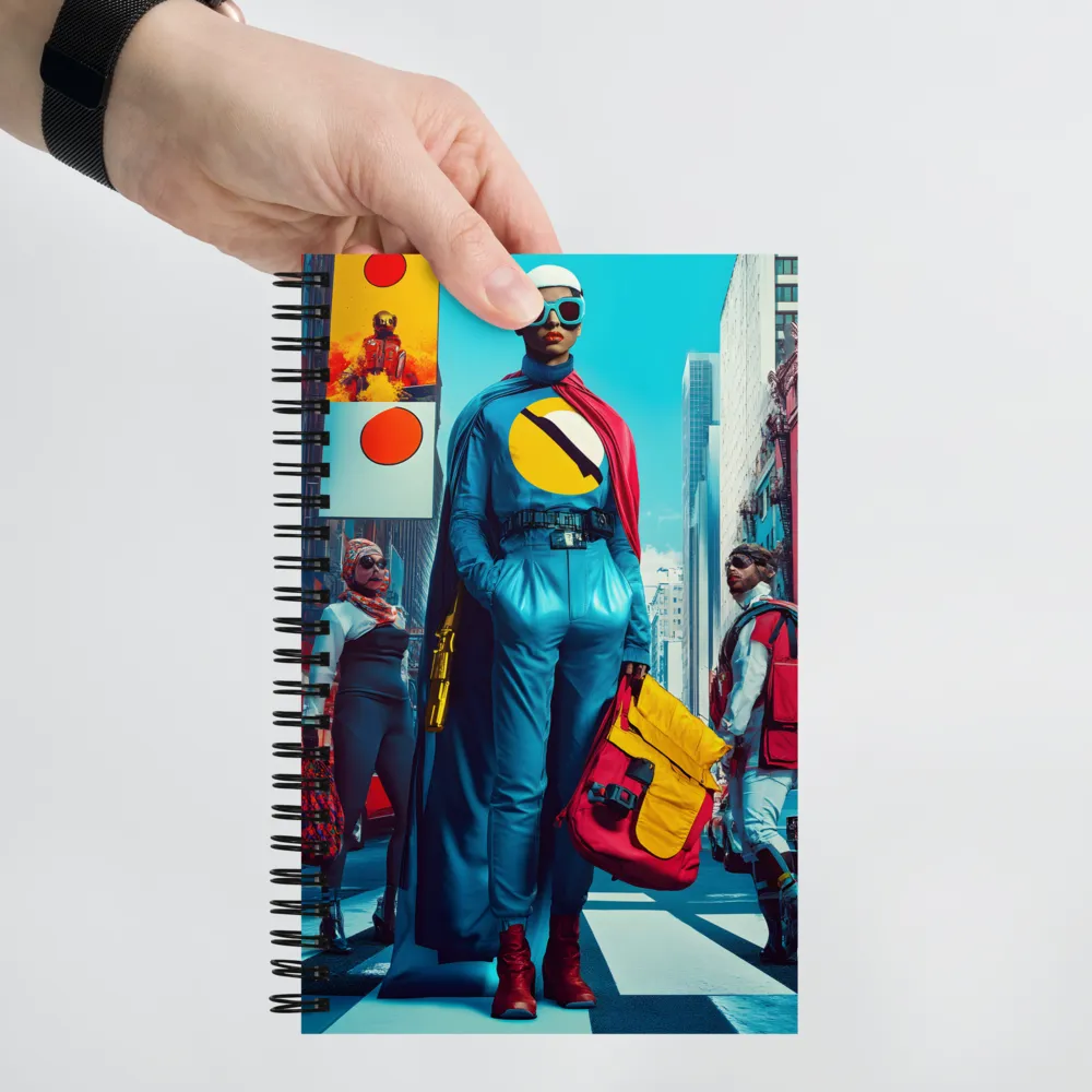 City's New Protector 
 Spiral Notebook | 140 pages