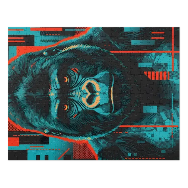 Neon Gorilla | Jigsaw Puzzles