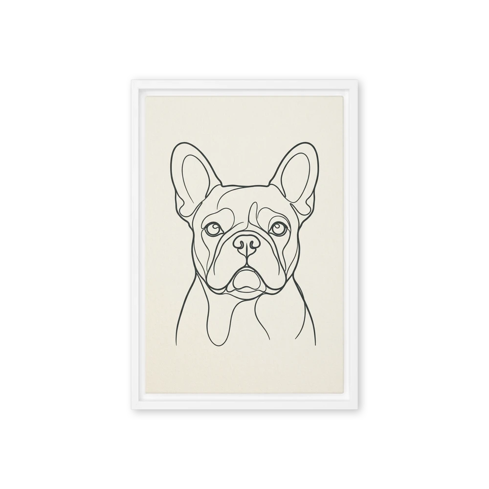 Frenchie in One Line | Art Print