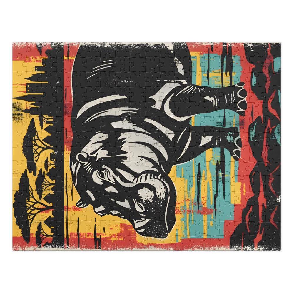 Savanna Hippo | Jigsaw Puzzles