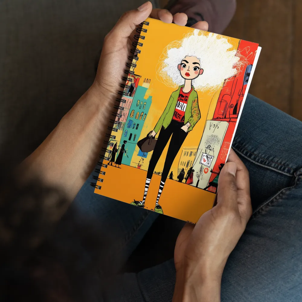 City Wanderer 
 Spiral Notebook | 140 pages