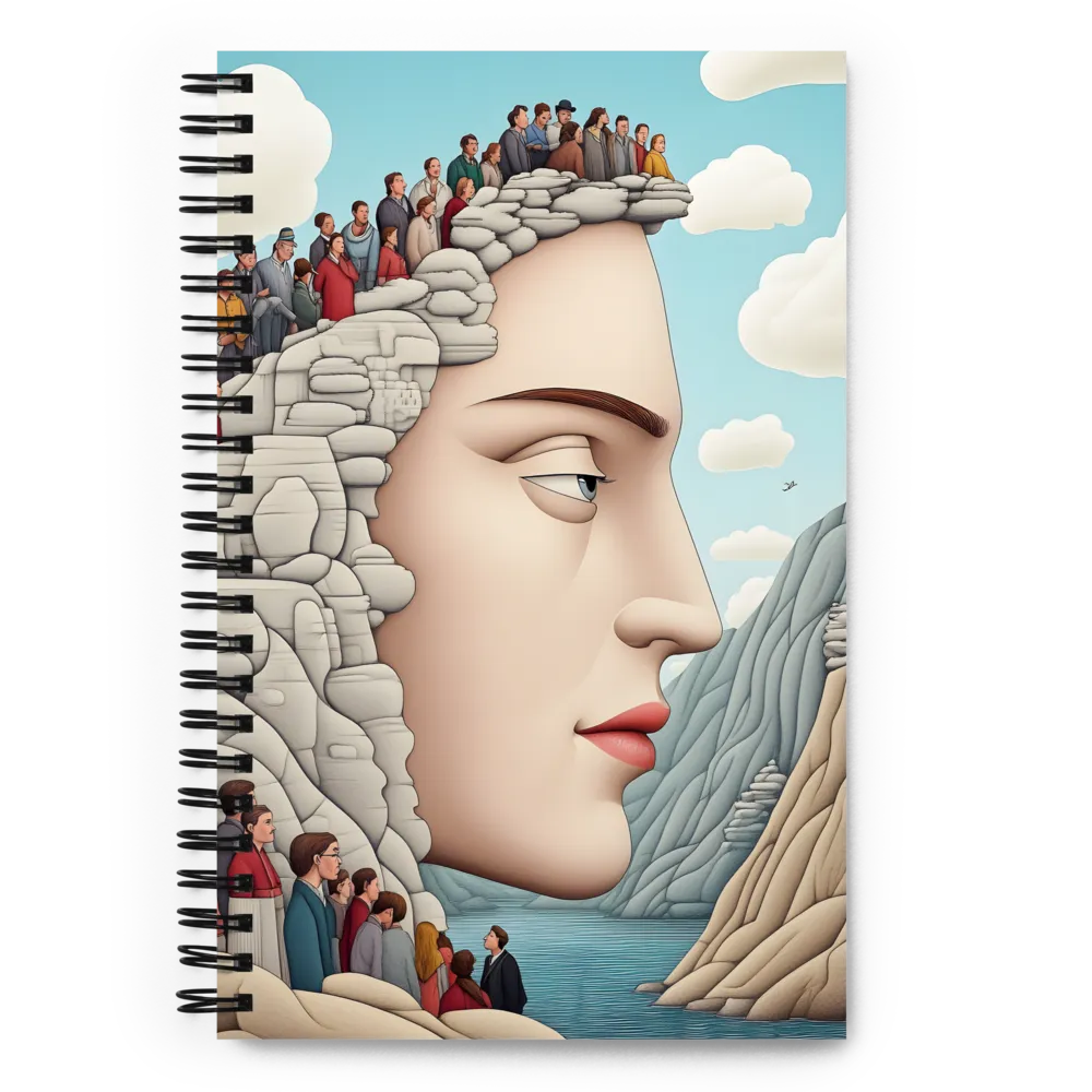 The Mountain's Gaze 
 Spiral Notebook | 140 pages