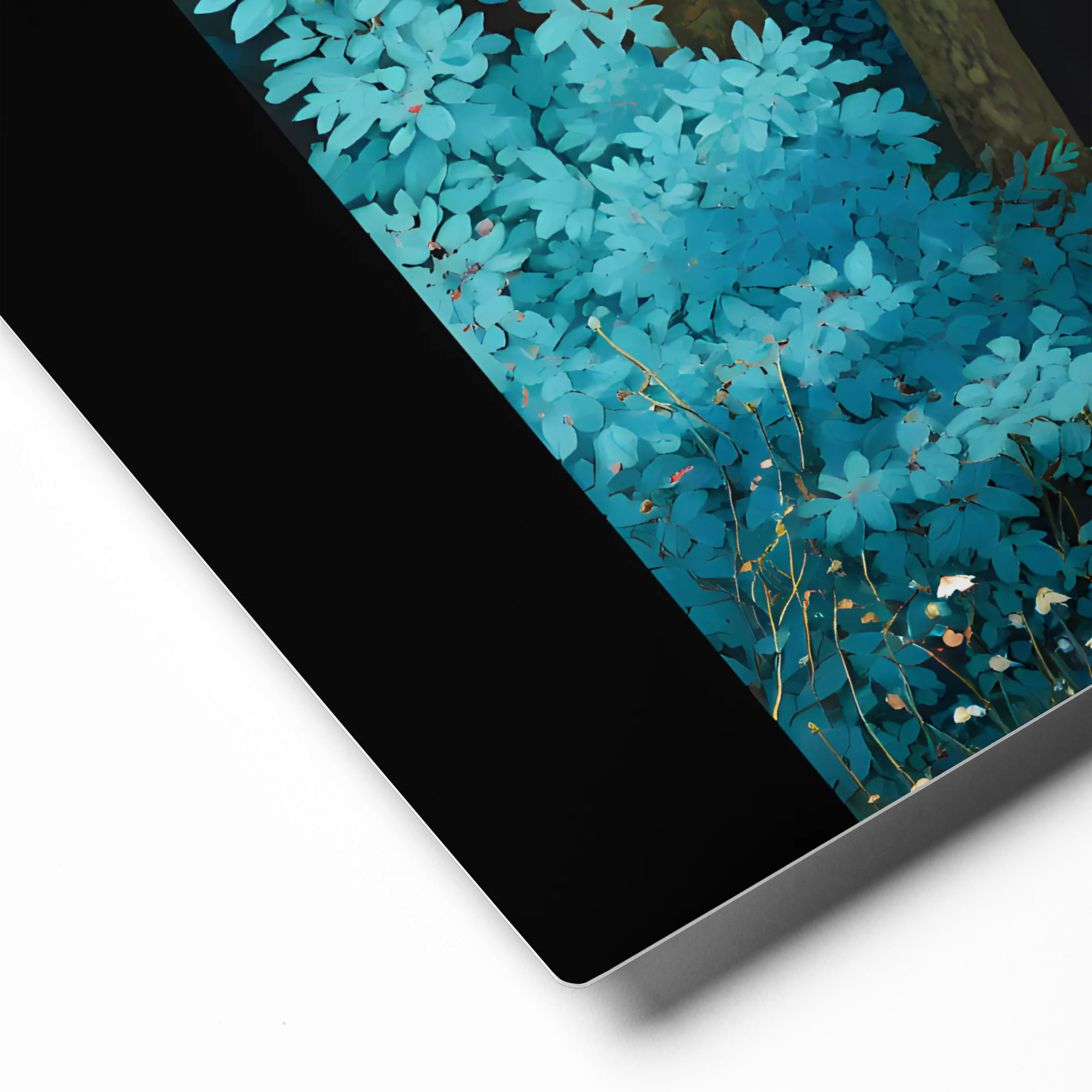 Serene Forest Encounter 
 Canvas | 8″x 8″