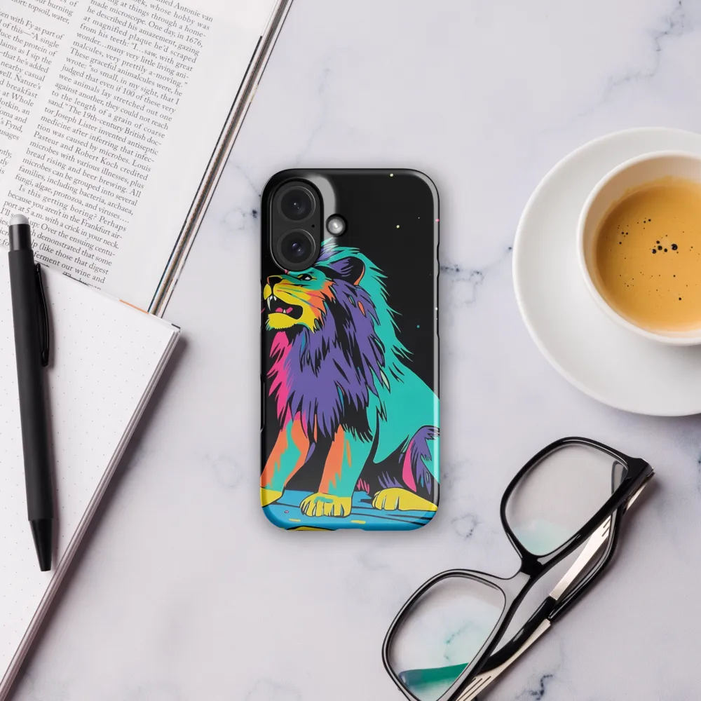Roaring Neon Lion 
 Samsung Galaxy S21 Ultra | Tough Case
