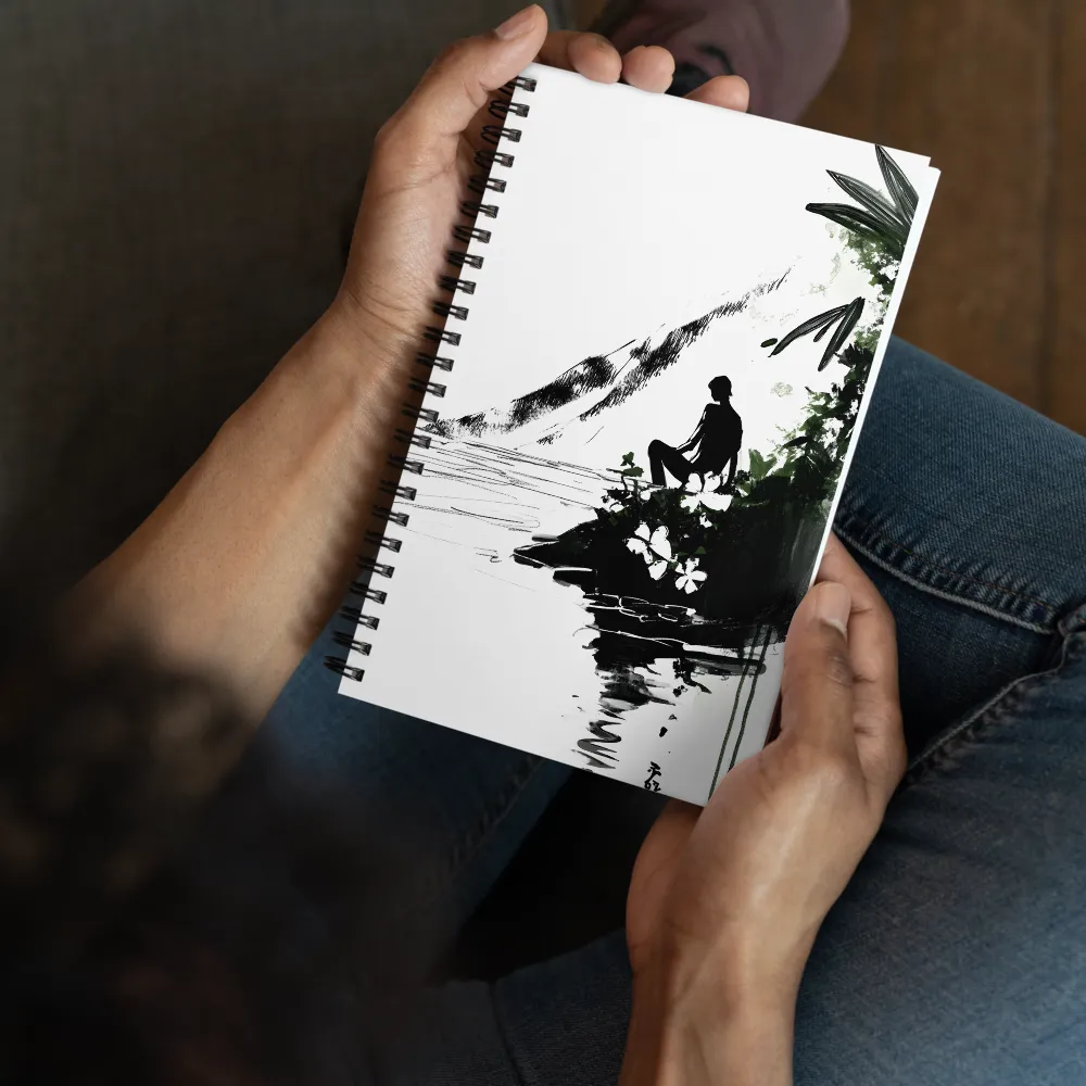 Lakeside Contemplation 
 Spiral Notebook | 140 pages