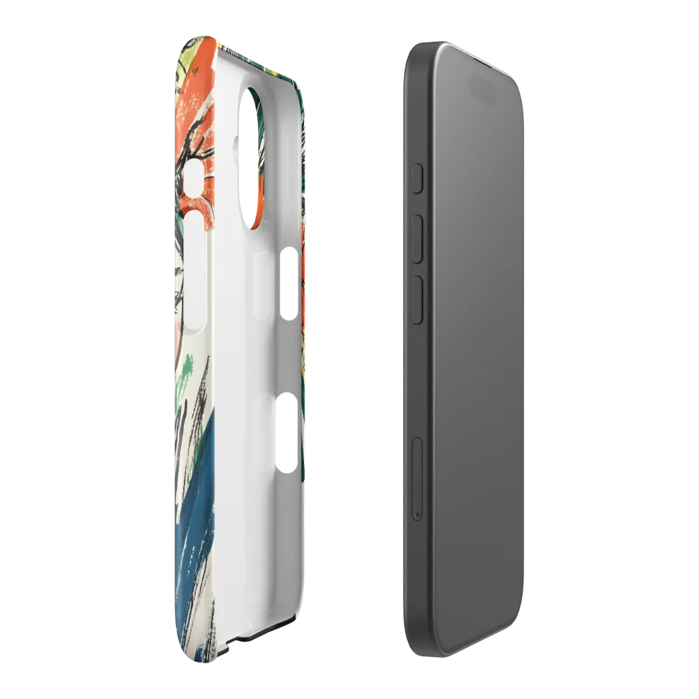 Floral Headdress Portrait 
 iPhone 13 mini | Tough Case