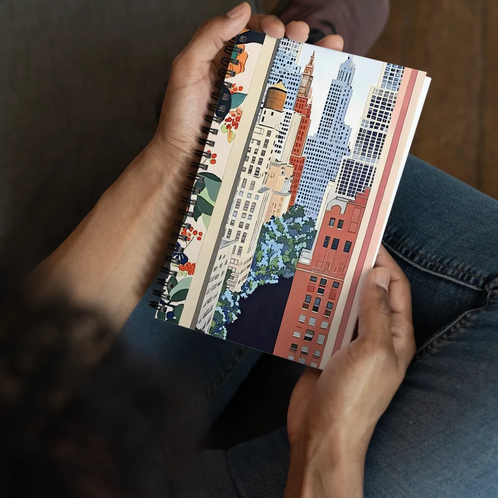Urban Window View 
 Spiral Notebook | 140 pages