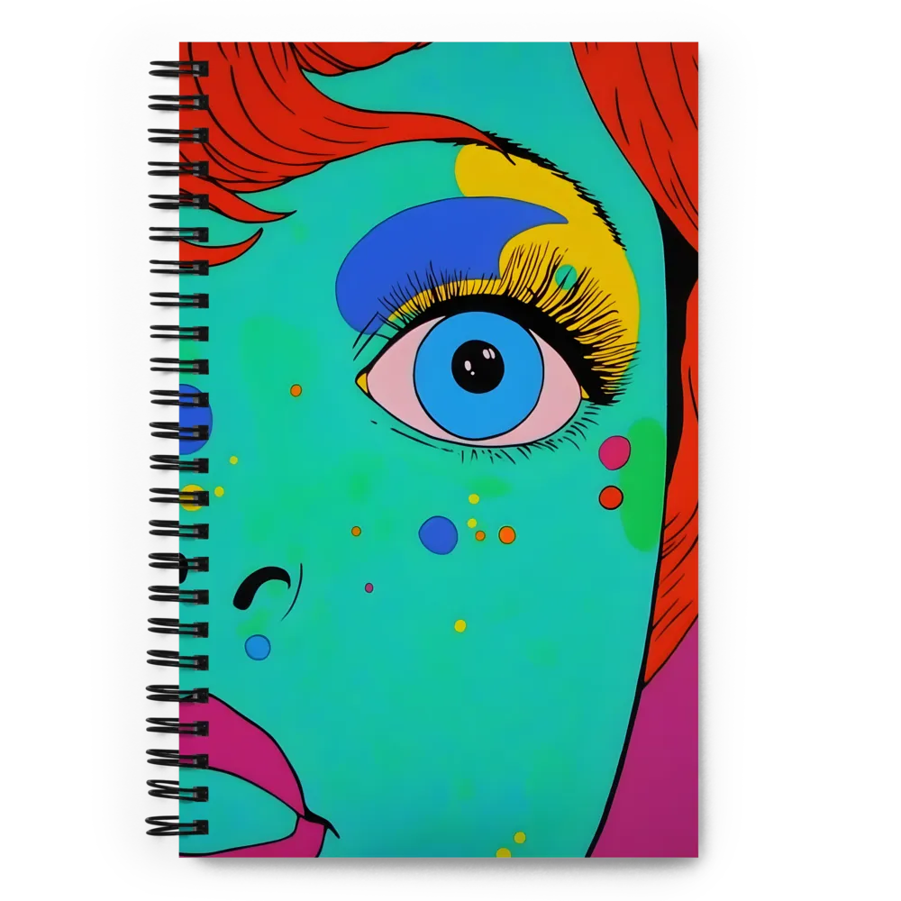 Vivid Gaze 
 Spiral Notebook | 140 pages