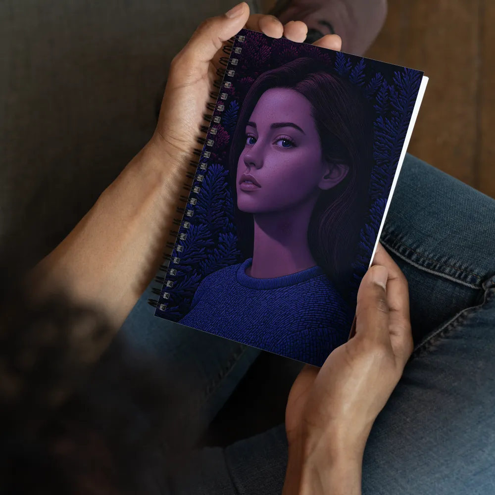 Violet Contemplation 
 Spiral Notebook | 140 pages