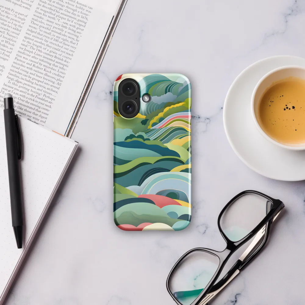 Stylized Wavy Landscape 
 Samsung Galaxy S24 Ultra | Tough Case