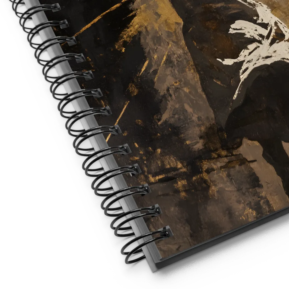 Ecstasy in Gold 
 Spiral Notebook | 140 pages