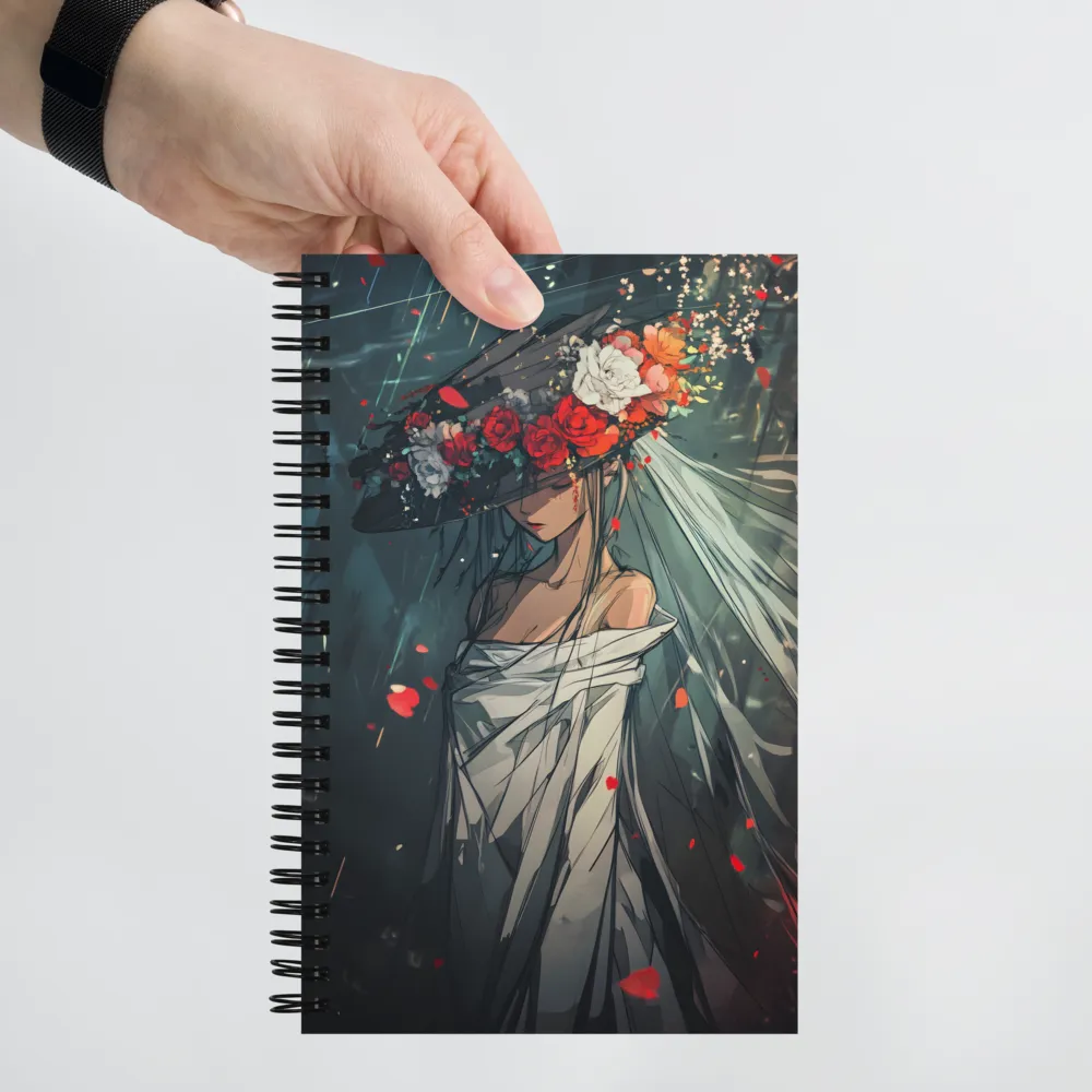 The Veiled Bloom 
 Spiral Notebook | 140 pages